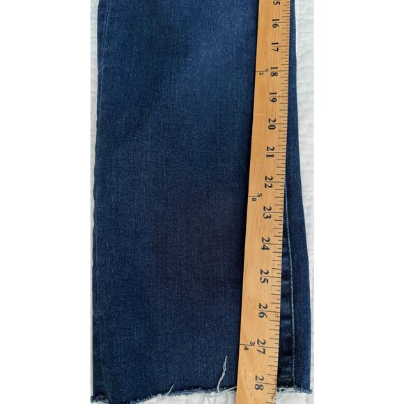 Good American Jeans Women's 6-12 Always Fits Good Classic Cropped Raw Hem - Picture 8 of 8